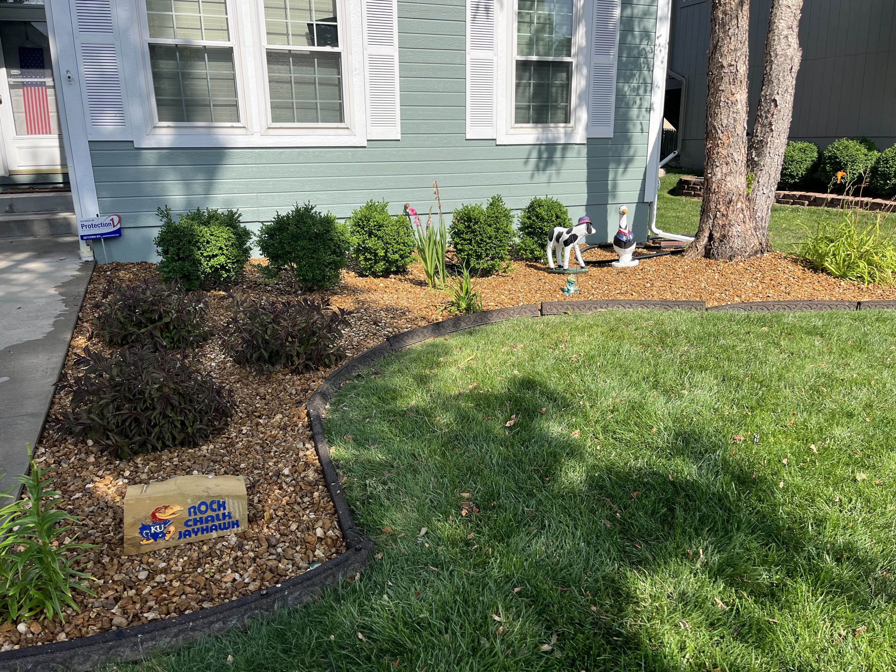 After rock installation, photo 2